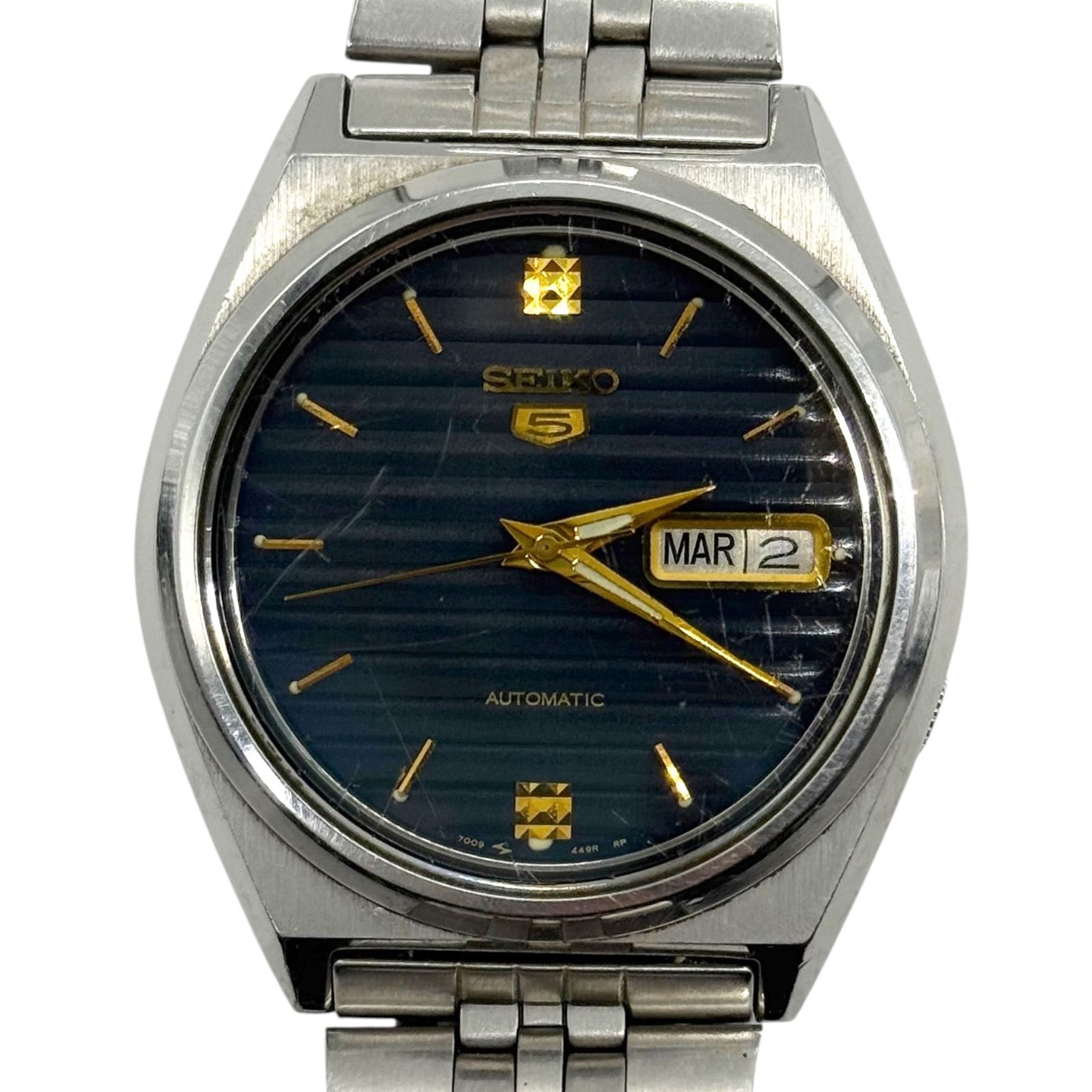 稼働 セイコー SEIKO 5 セイコー5 腕時計 自動巻き デイデイト 