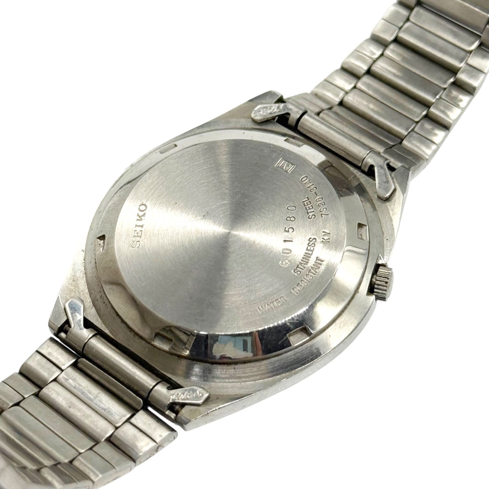  稼働 セイコー SEIKO 5 セイコー5 腕時計 自動巻き デイデイト シルバー 3針 アナログ 機械式 7S26-3140 AT メンズ ts161 スラックス 自動巻き時計 腕時計(アナログ)