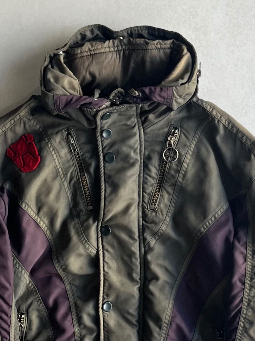 00s 00s archive DIESEL ギミックミリタリーJKT y2kグランジ archive 