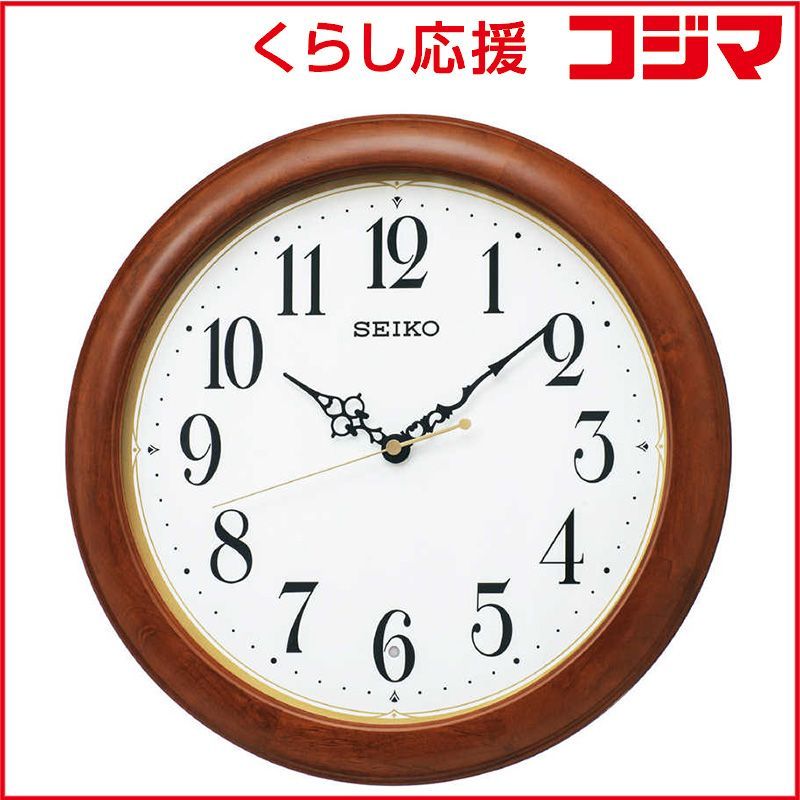 掛け時計　新品未使用 新品 未開封 】 セイコー 電波掛け時計 KX246B 未使用 送料無料 - メルカリ