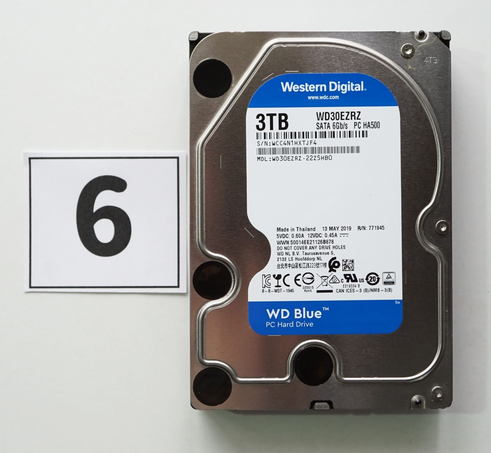 WD Blue 3TB 3.5インチHDD WD30EZRZ（32） HD 3TB SATA 5400RPM 64MB Cache Western Digital Blue WD30EZRZ