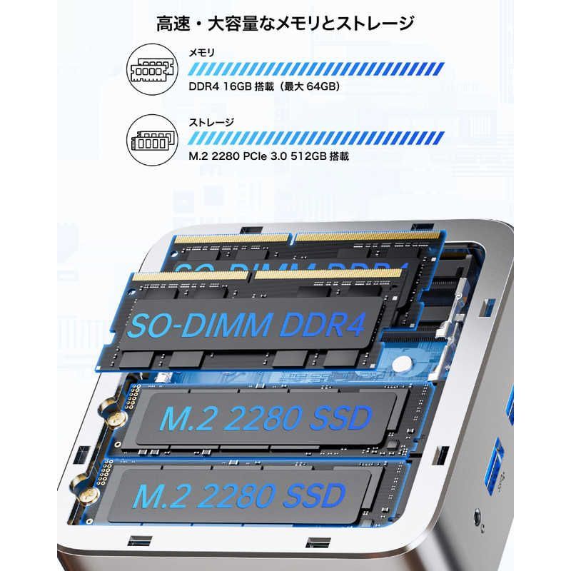 新品 未開封 】 GMKTEC ミニPC NucBox G10 [ モニター無し /Win11 Pro