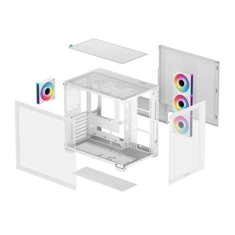 新品未開封)DEEPCOOL CG530 ホワイトRGBファン付 新品 未開封