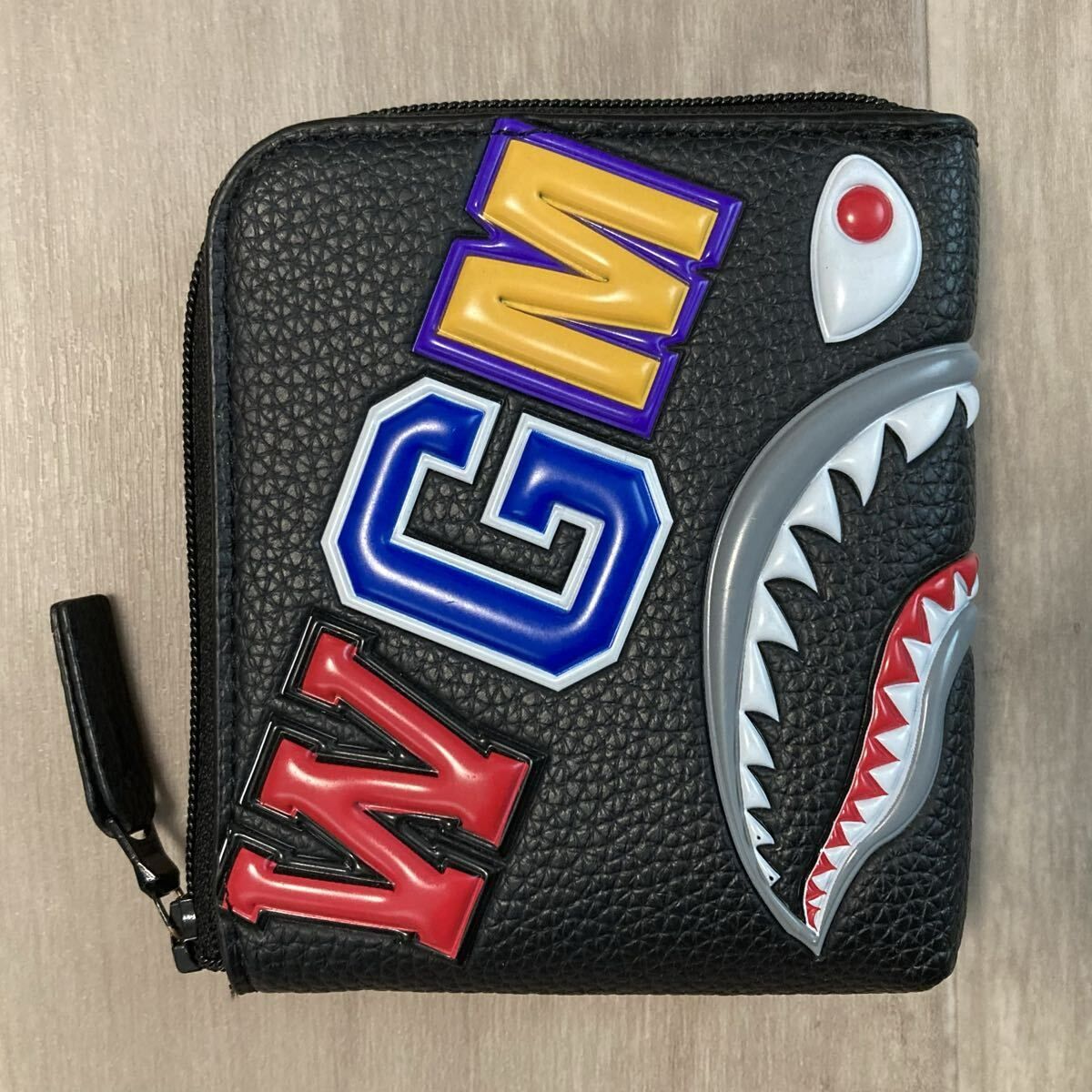 小物 SHARK MINI WALLET WGM BAPE SHARK MINI WALLET a bathing ape エイプ ベイプ アベイシング