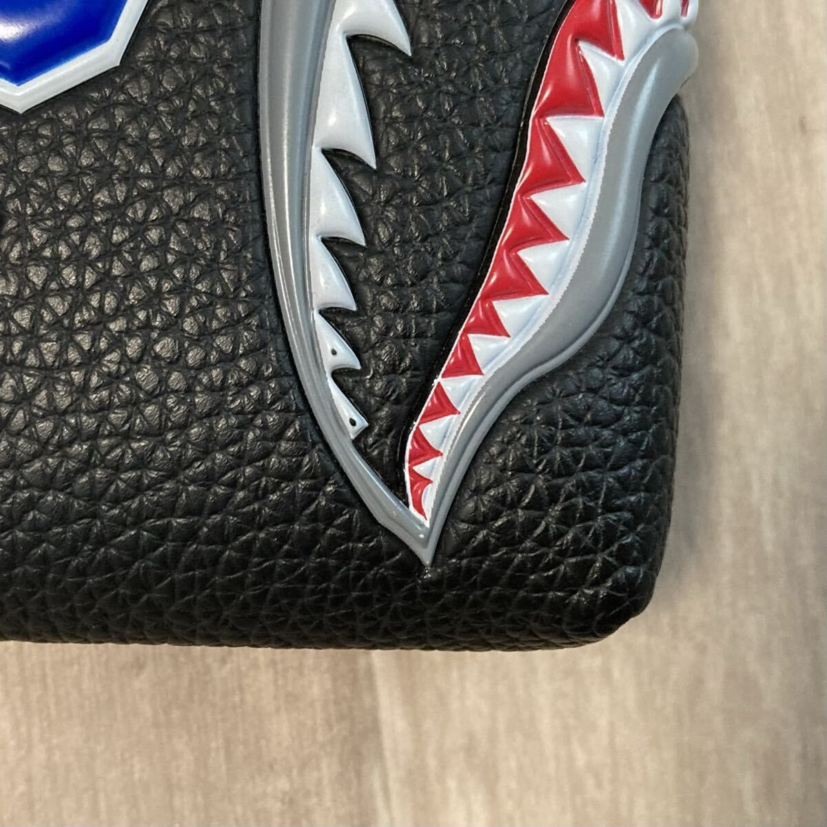 S*e様 MCM BAPE シャークミニジップウォレット財布 BAPE SHARK MINI WALLET a bathing ape エイプ ベイプ アベイシング