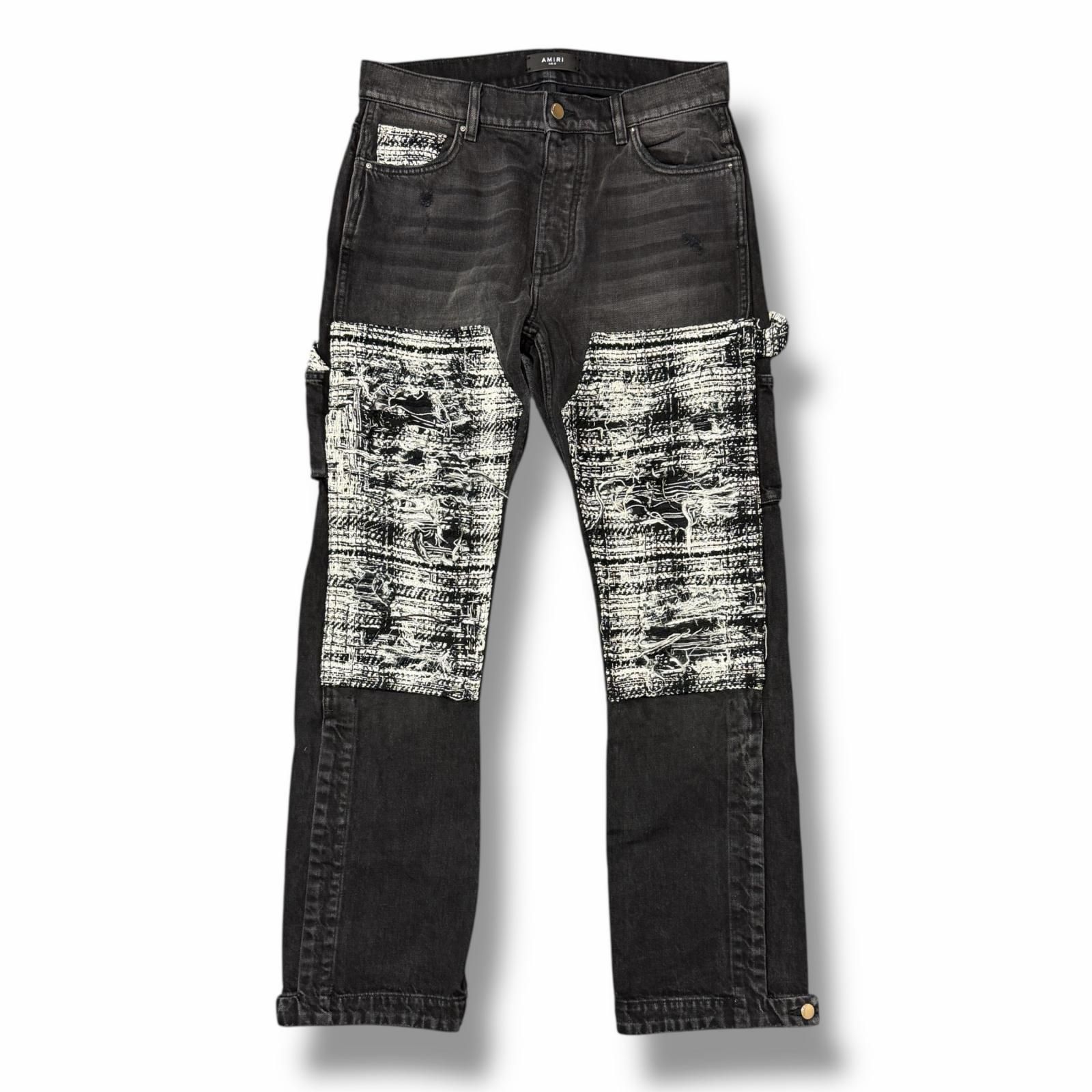 AMIRI Tweed Painter Denim Pants ツイード ペインター デニムパンツ