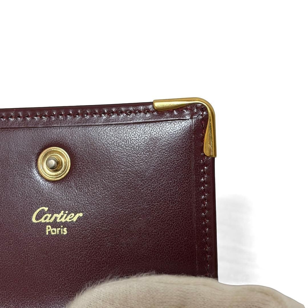 Cartier カルティエ コインケース 小銭入れ マストライン レザー