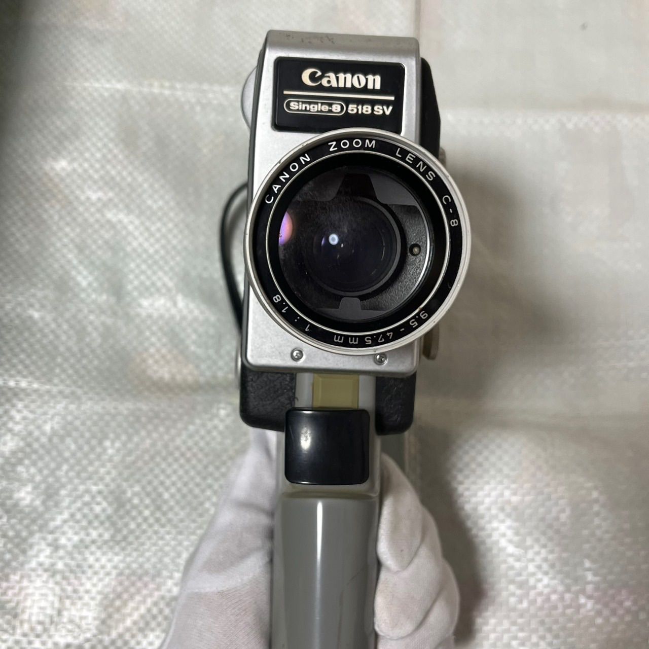 【美品】【動作未確認】 キャノン Single-8 518 SV フィルムカメラ ⑦-3 動作未確認 Canon Single-8 518 SV 8mmフィルムカメラレトロ