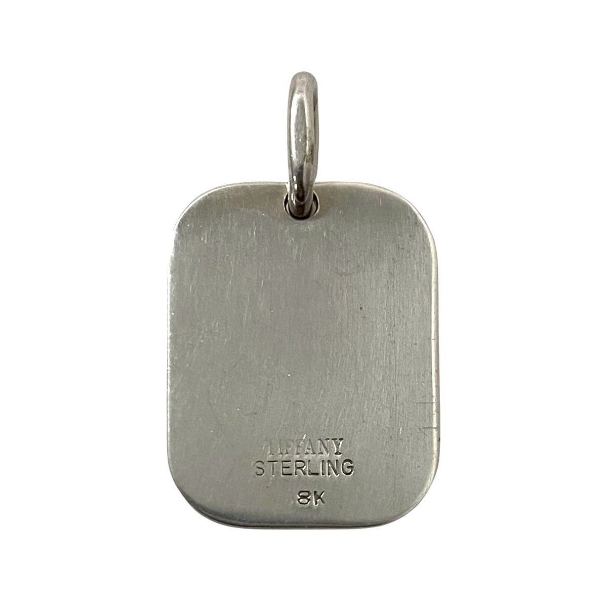 TIFFANY&Co.】スクエア ペンダントトップ STERLING SILVER 