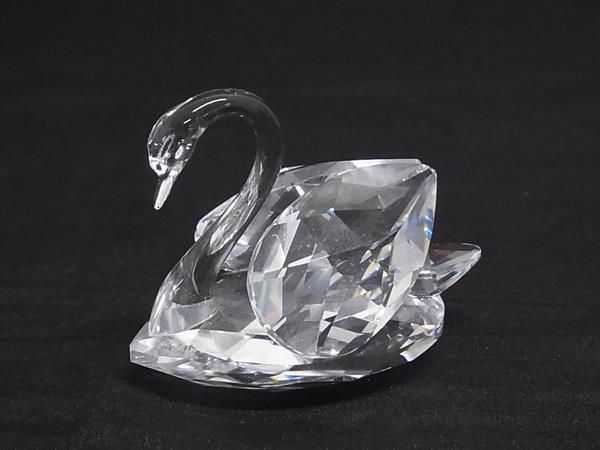 □極美品□ SWAROVSKI スワロフスキー クリスタル スワン 白鳥