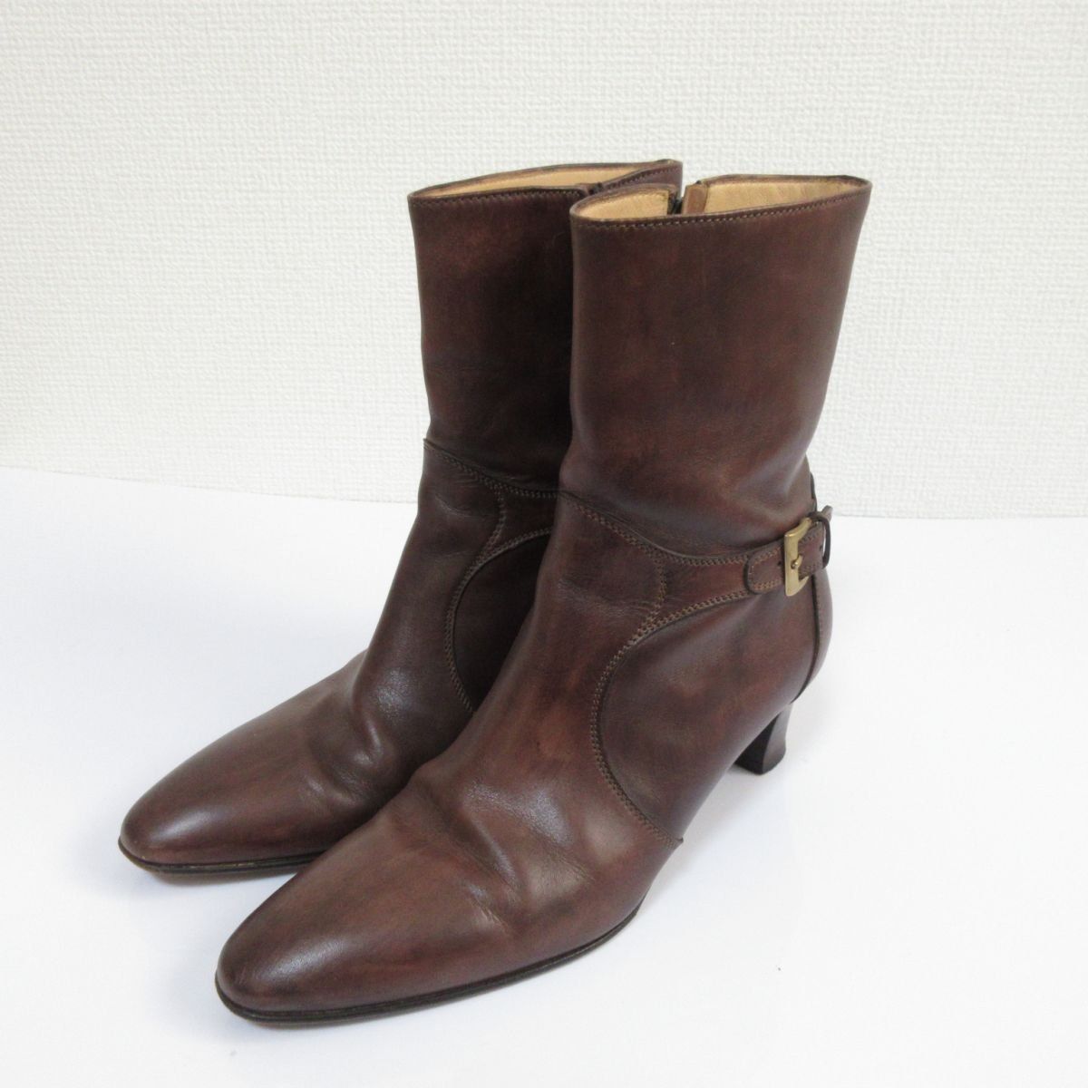 美品 TANINO CRISCI タニノクリスティー レザー ベルト ジョッパー 