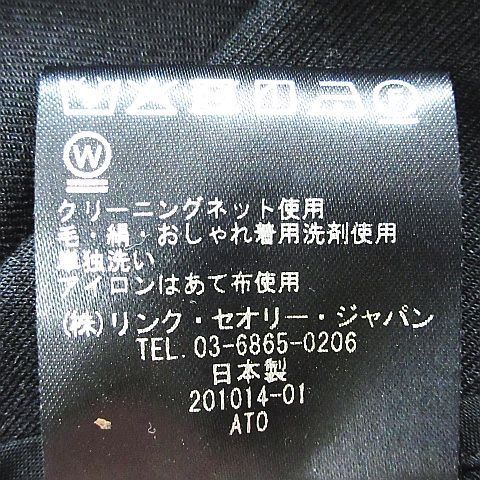 theory luxe セオリーリュクス ワンピース 半袖 ブラック レディース