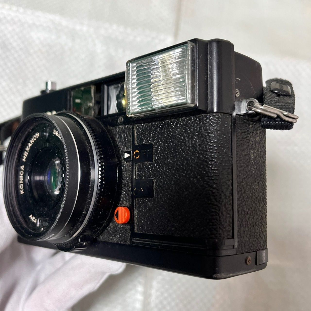 Konica C35 EFフィルムカメラ 動作未確認 ⑦-12 動作未確認 Konica C35 EF フィルムカメラ レトロ アンティーク