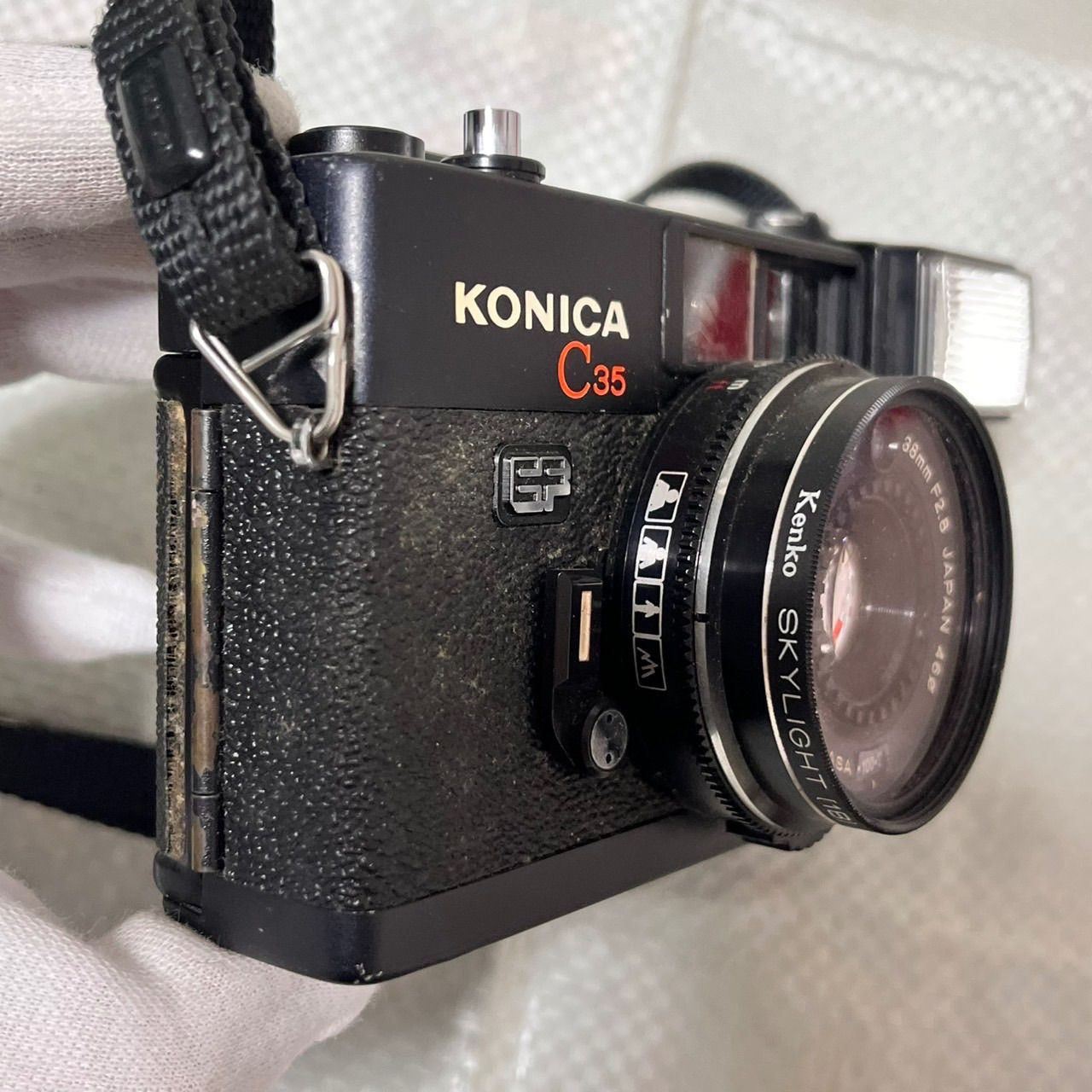 ⑦-12 動作未確認 Konica C35 EF フィルムカメラ レトロ アンティーク