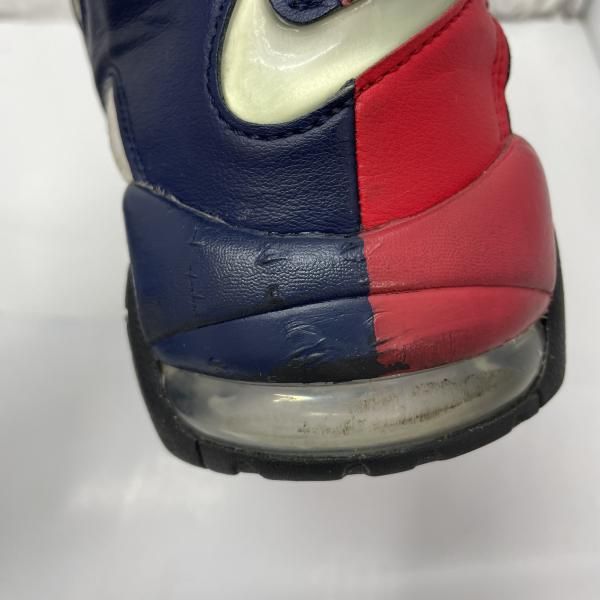 中古】Nike Air More Uptempo '96 Black and University Red サイズ