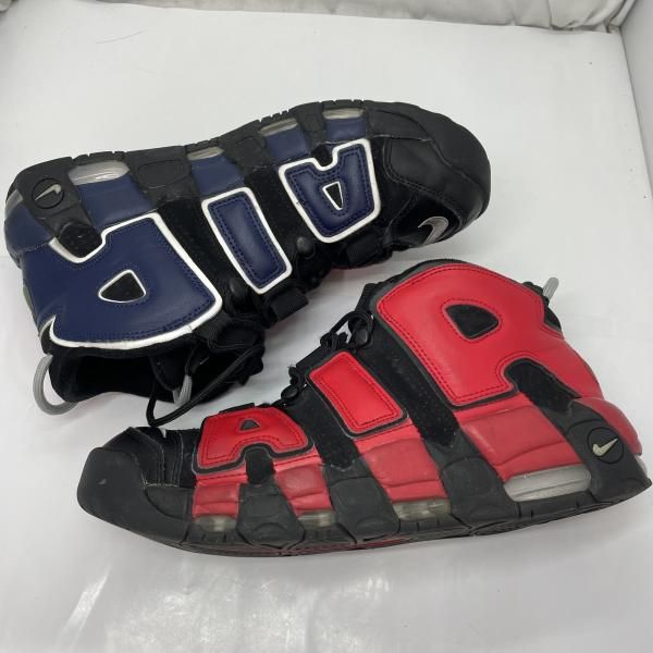 中古】Nike Air More Uptempo '96 Black and University Red サイズ
