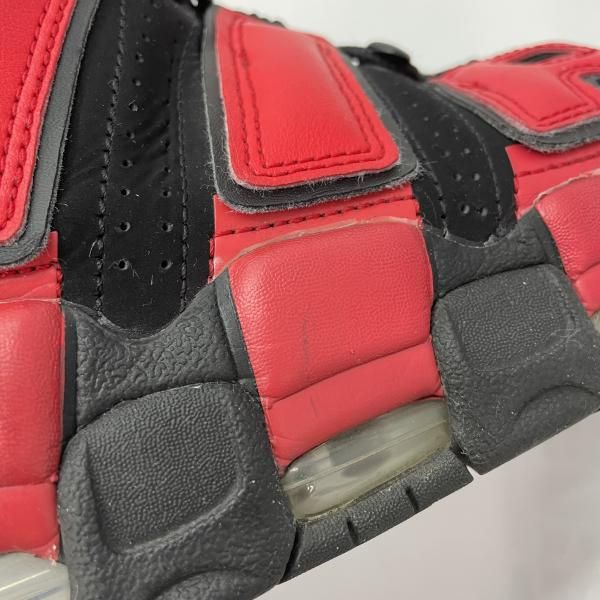 中古】Nike Air More Uptempo '96 Black and University Red サイズ