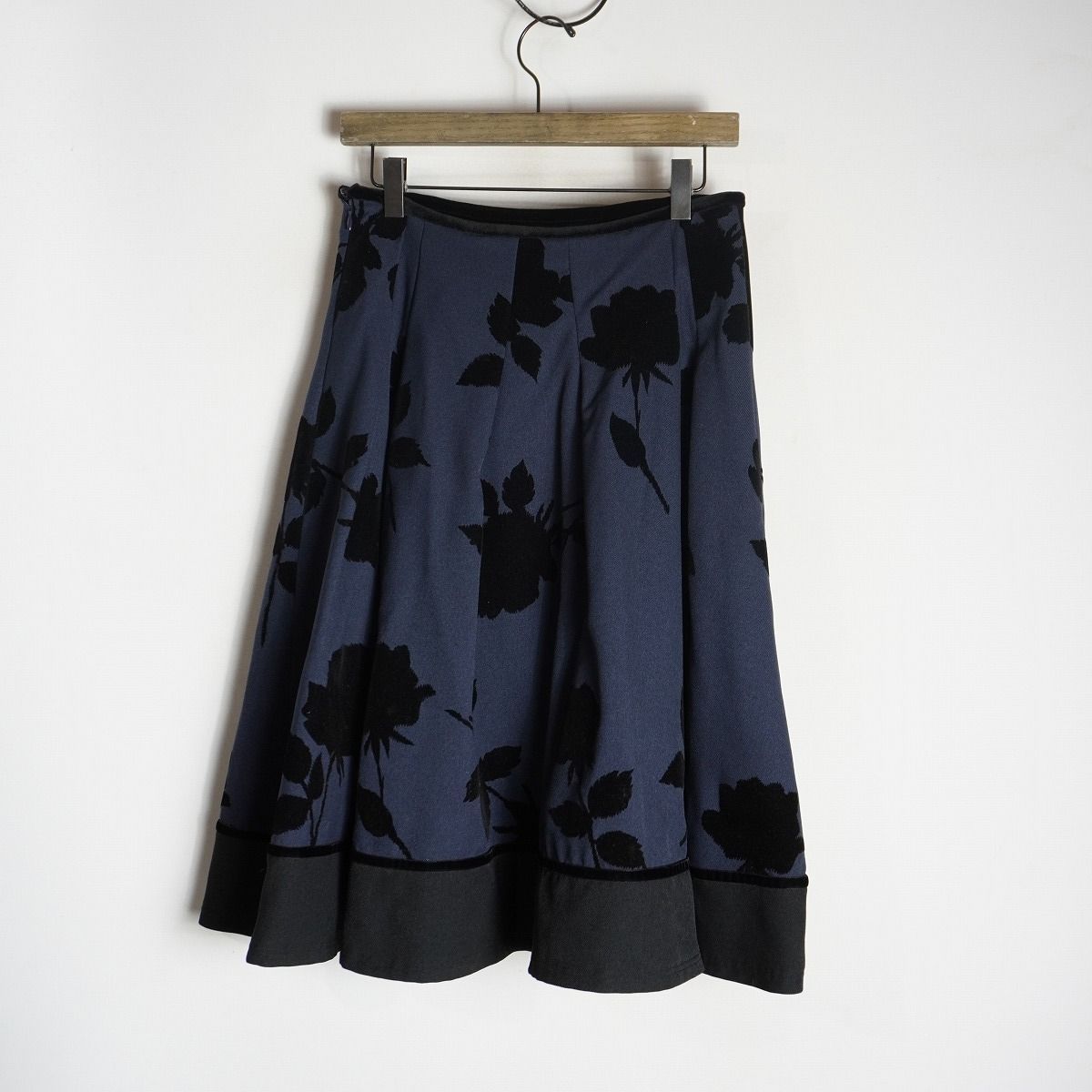 美品 Ms GRACY M'S GRACY エムズグレイシー フロッキー プリント 加工