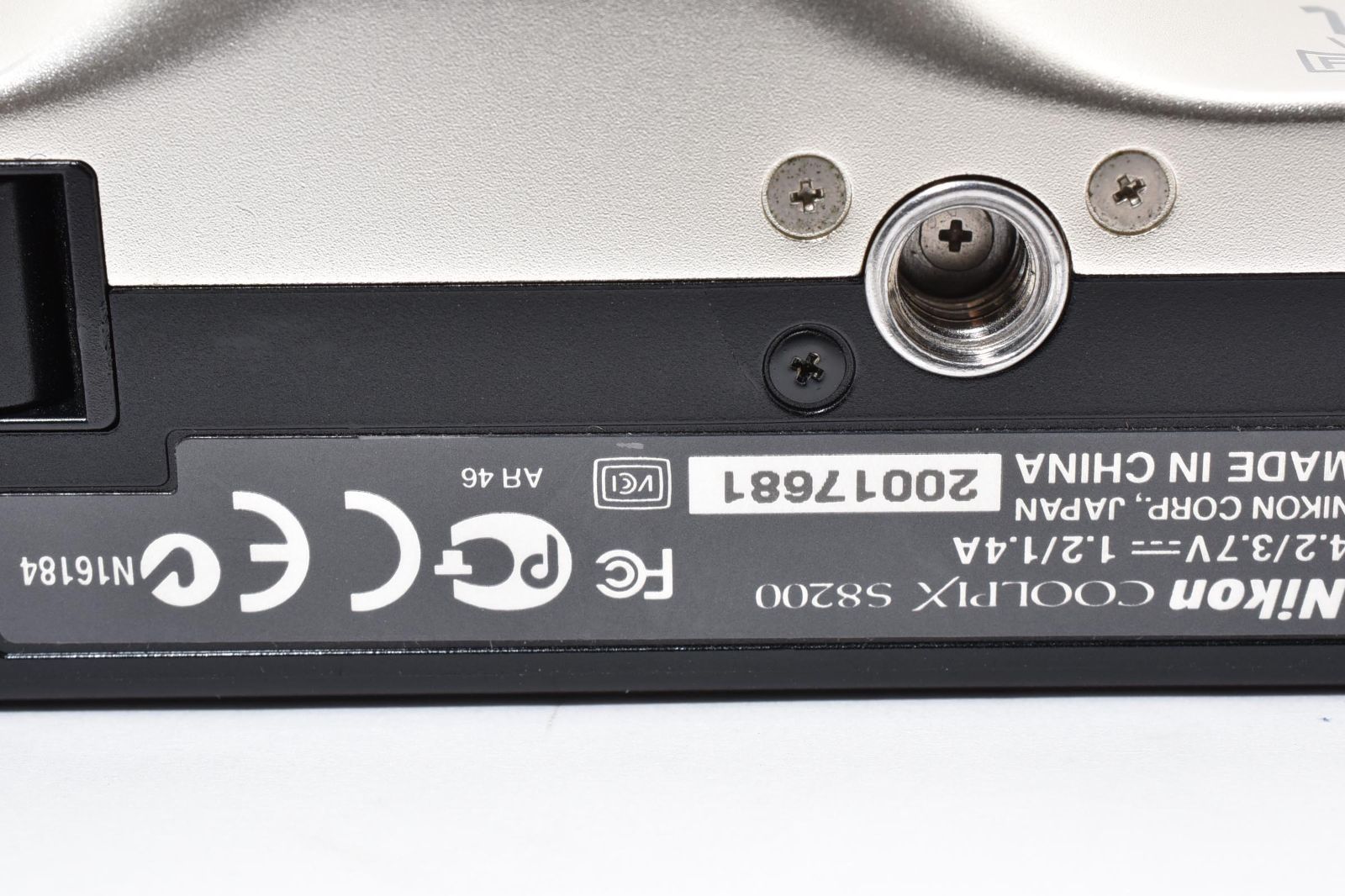 動作品】Nikon COOLPIX S8200 シルバー 16.1MP コンパクトデジタル 