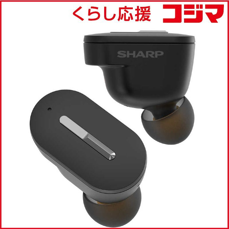 【 新品 未開封 】 シャープ 聴覚拡張型 イヤホン SUGOMIMI ( スゴミミ ) MH-L1SG-B 未使用 送料無料