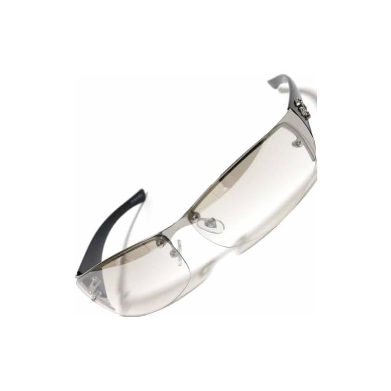 新品】 [FashionBerry] シルバー×クリア 伊達メガネ 伊達眼鏡 だて 