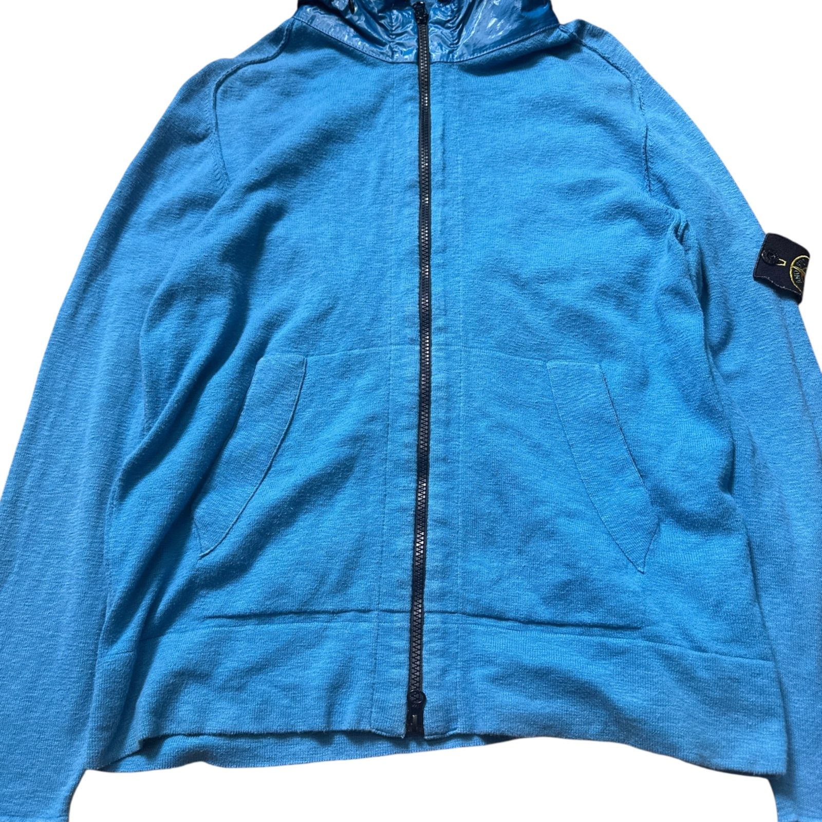 STONE ISLAND 14SS Zip-Up Jacket With Fold Away Hood ストーン 