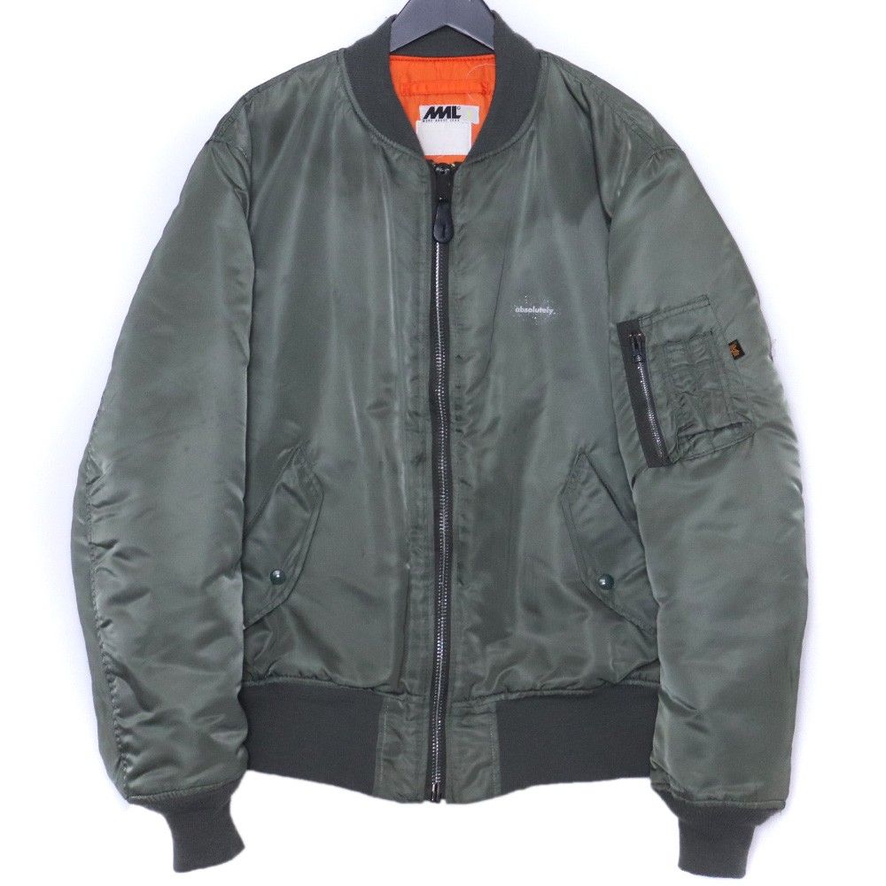 GOODENOUGH × MORE ABOUT LESS × NGAP ALPHA MA-1ジャケット Lサイズ GOODENOUGH × MORE ABOUT LESS × NGAP ALPHA MA-1ジャケット Lサイズ