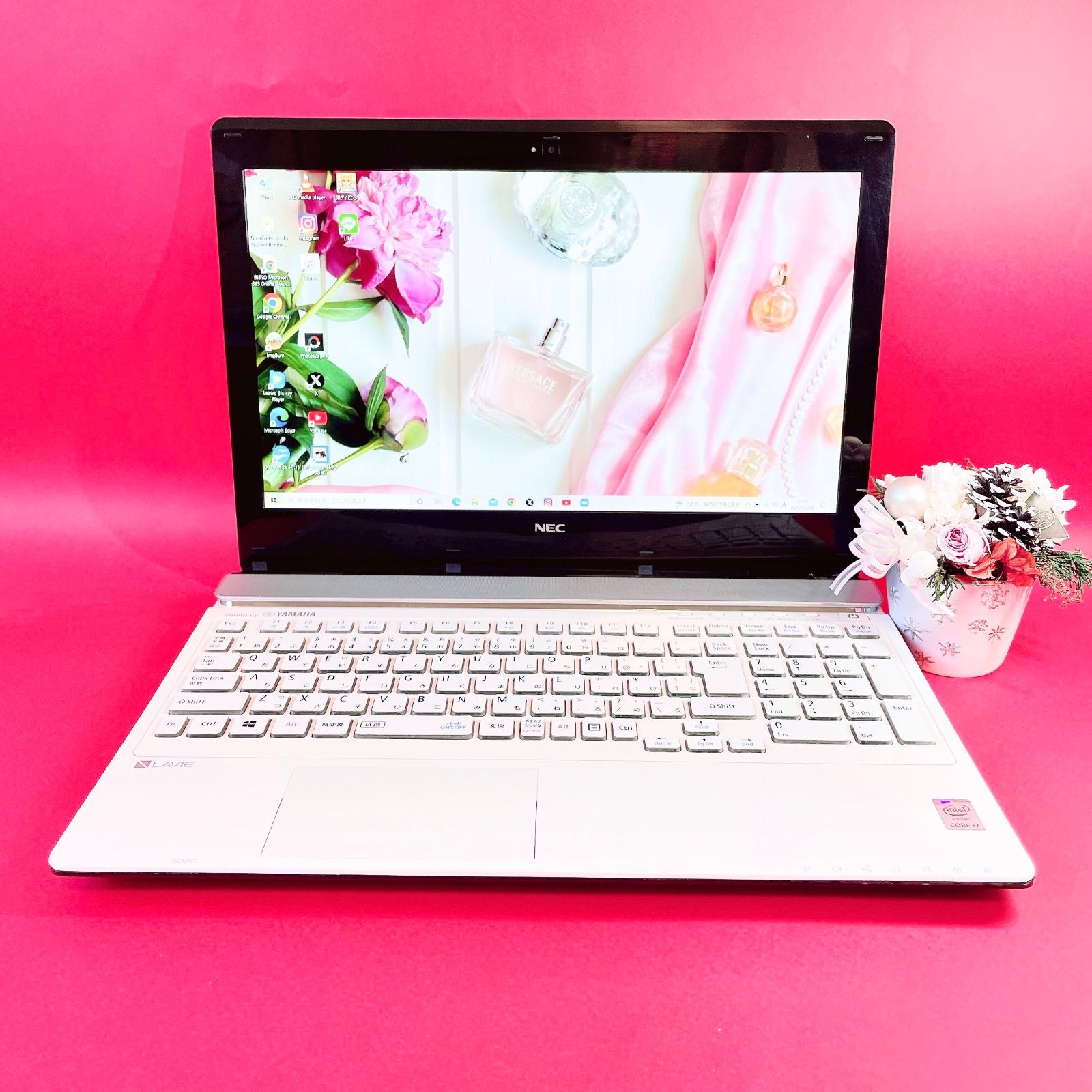 NEC LaVie 美品✨ノートパソコン Corei7 大容量HDD1TB DVD WEBカメラ 