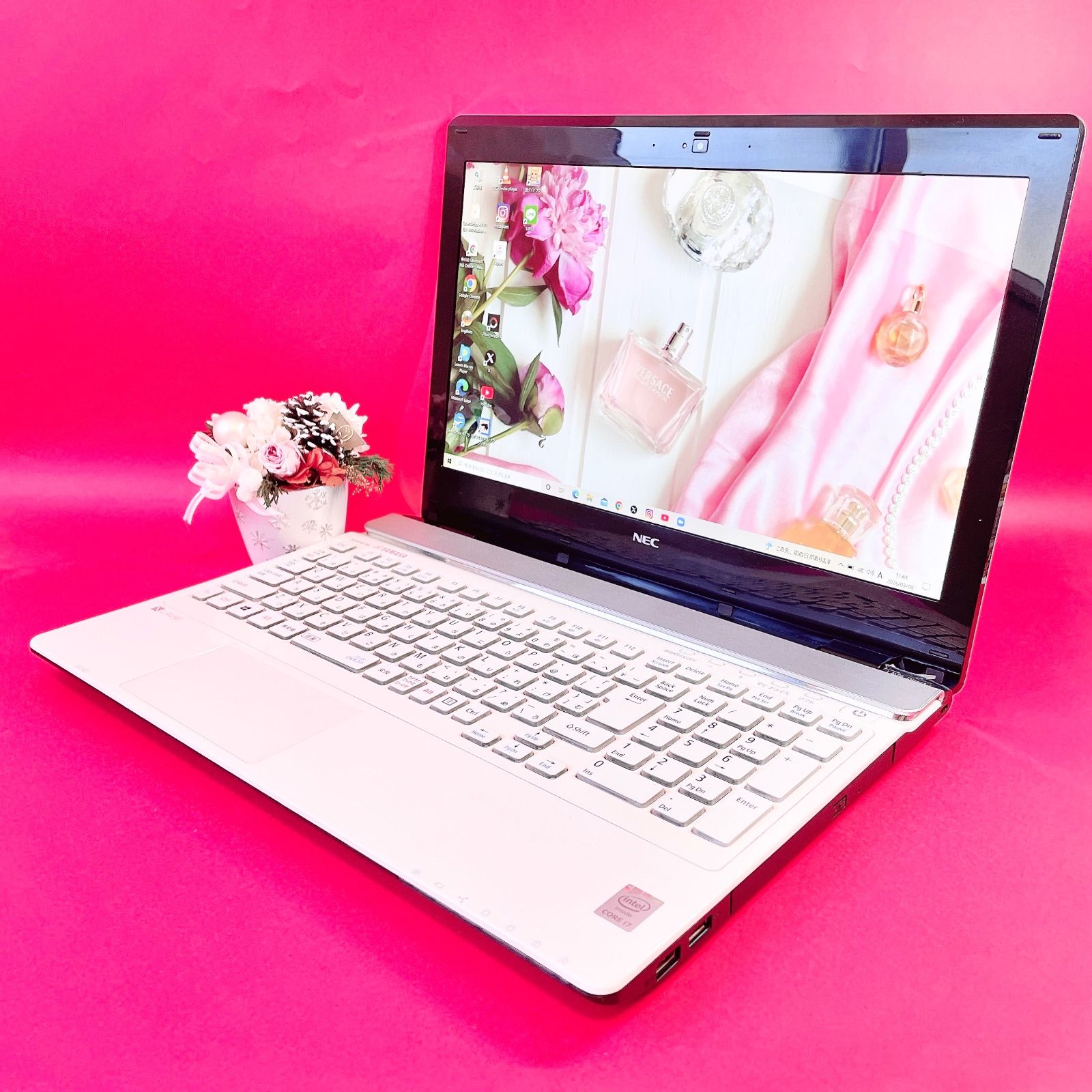 NEC 美品✨ノートパソコン Corei7 大容量HDD1TB DVD WEBカメラ