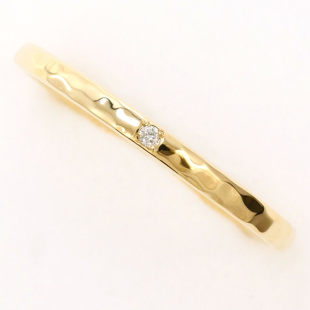 エテ ete K10YG リング・指輪 13号 ダイヤモンド 総重量約1.1g - Mercari