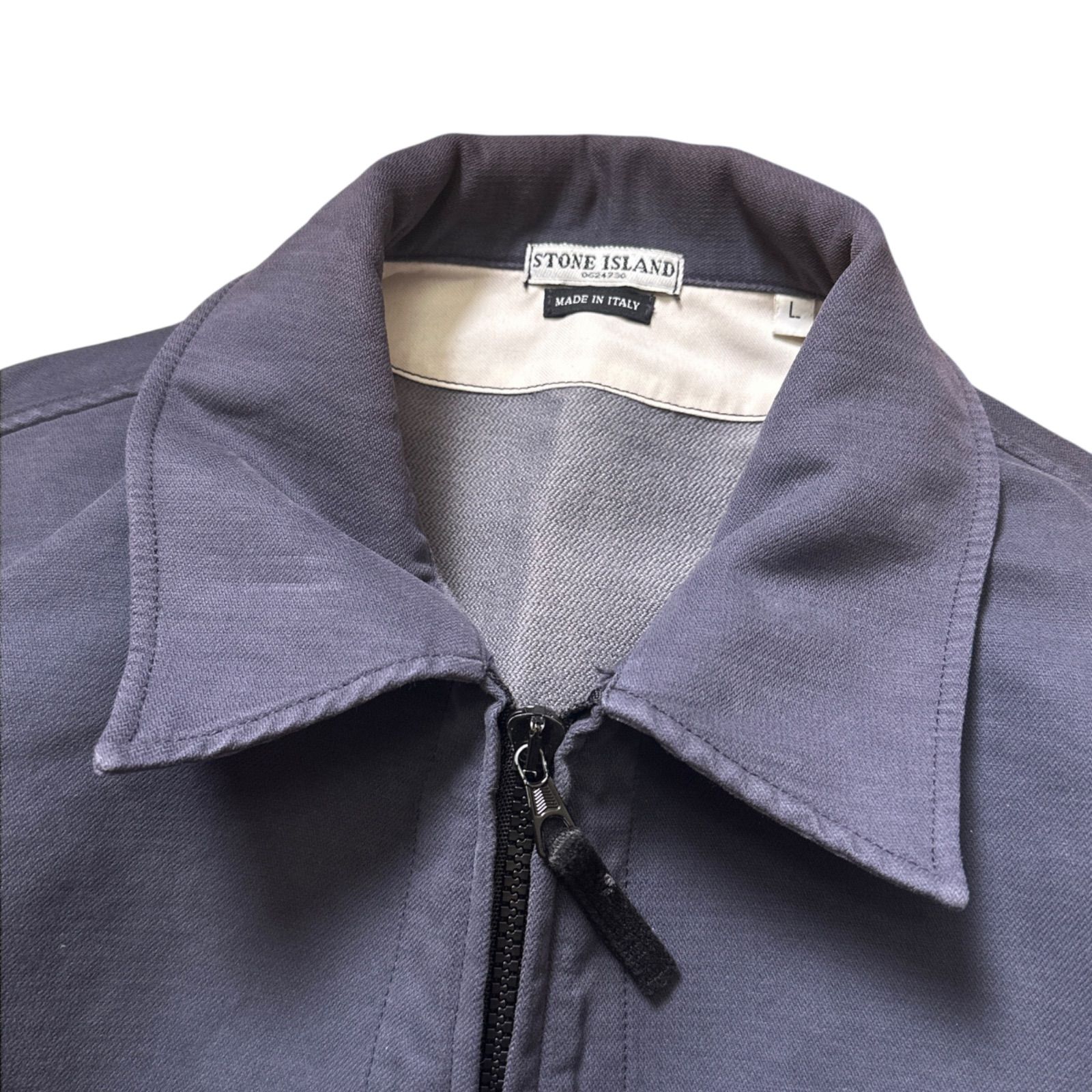 STONE ISLAND 04AW Brushed Cotton Canvas Overshirt コットン