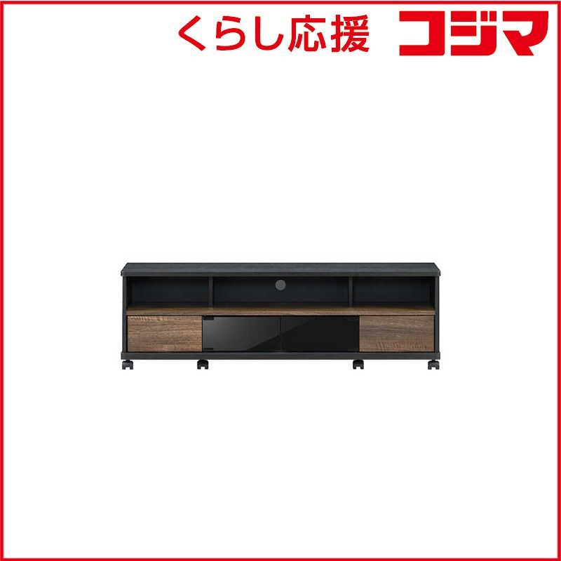 【 新品 未開封 】 朝日木材 キャスター付きテレビ台～55V型 幅120cm AS-EST1200 未使用 送料無料 14,739円