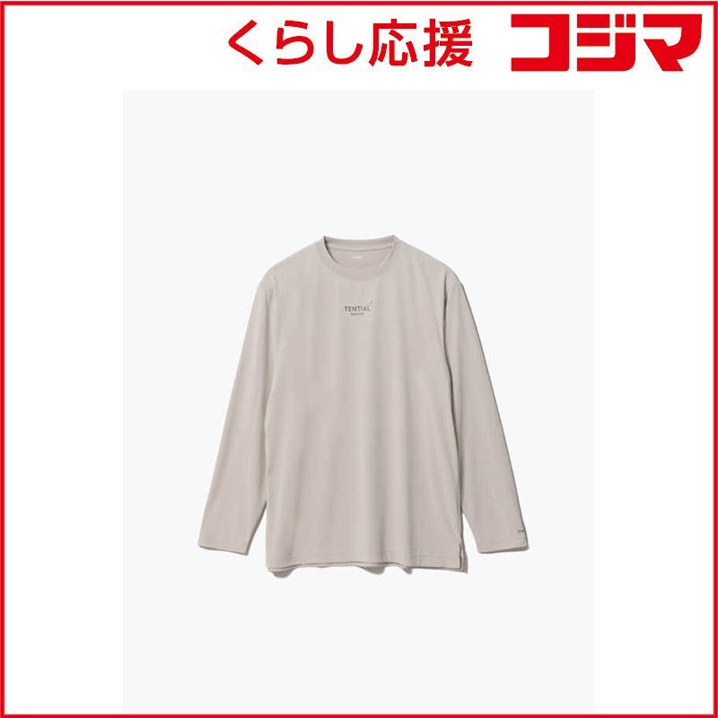 【 新品 未開封 】 TENTIAL BAKUNE Dry Men Long Sleeve 上 グレージュ(S)-25SS 25SSBA003M00230004N 未使用 送料無料