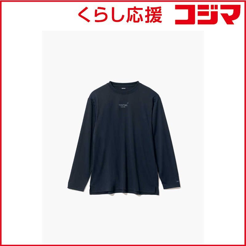 【 新品 未開封 】 TENTIAL BAKUNE Dry Men Long Sleeve 上 ネイビー(L)-25SS 25SSBA003M00080006N 未使用 送料無料