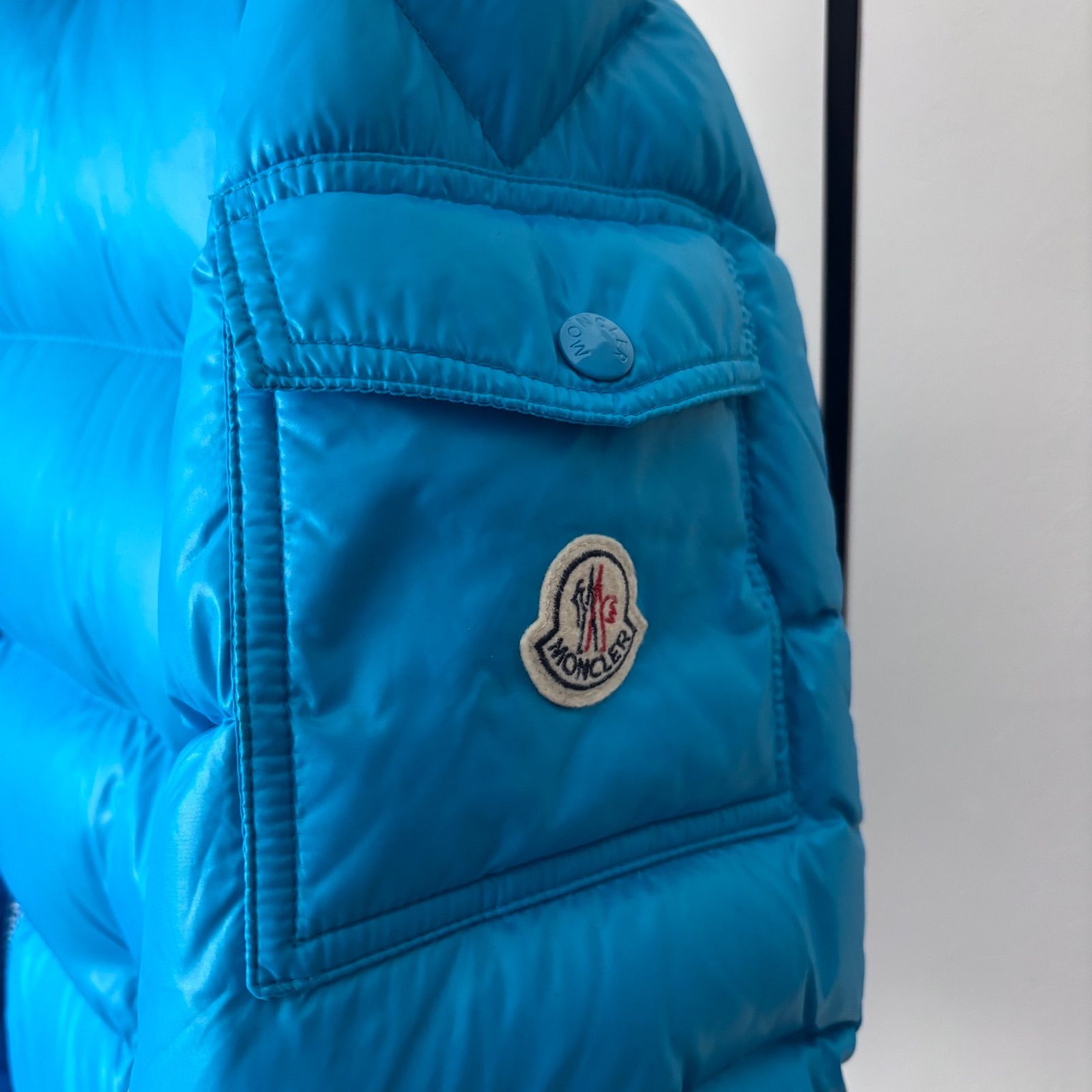 モンクレール☆MONCLER☆MAYA☆サイズ2☆ブルー☆美品☆国内正規 