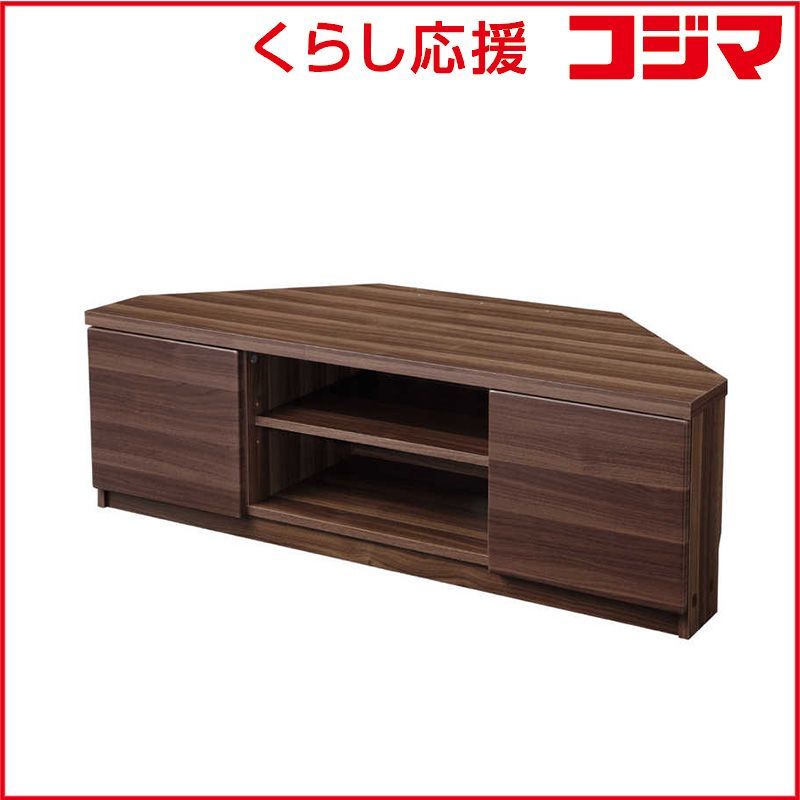 【 新品 未開封 】 ナカムラ テレビ台 コーナー設置対応 ウォールナット M06000082 未使用 送料無料