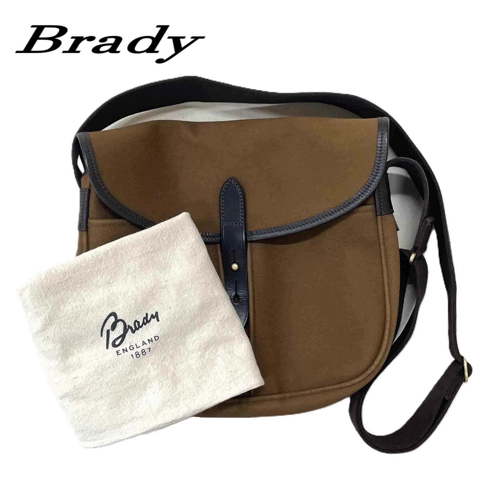 Brady ブレディ STOUR ショルダーバッグ コットン BRN/ブラウン - メルカリ