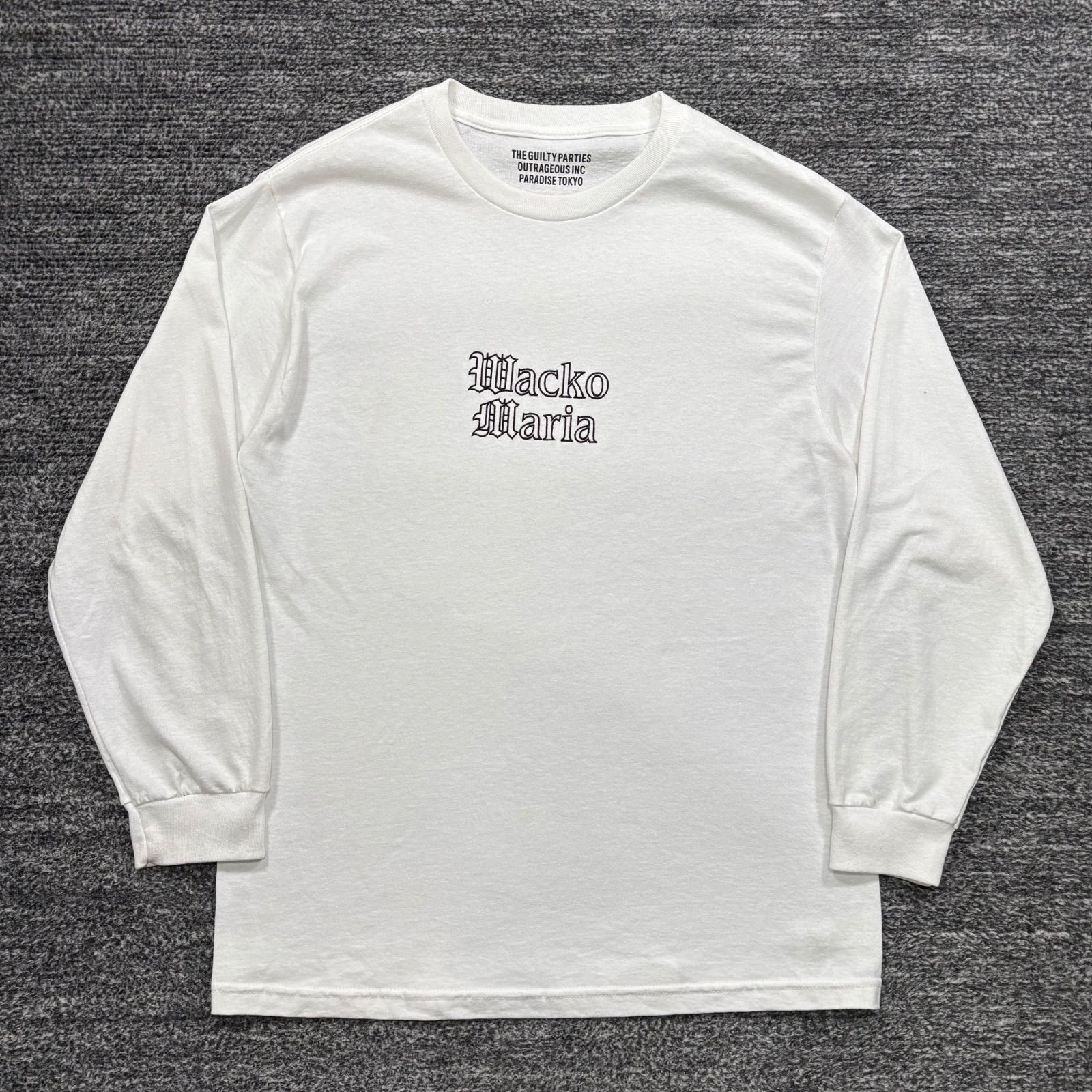 WACKO MARIA TIM LEHI CREW NECK L/S T-SHIRT M ワコマリア ティム 