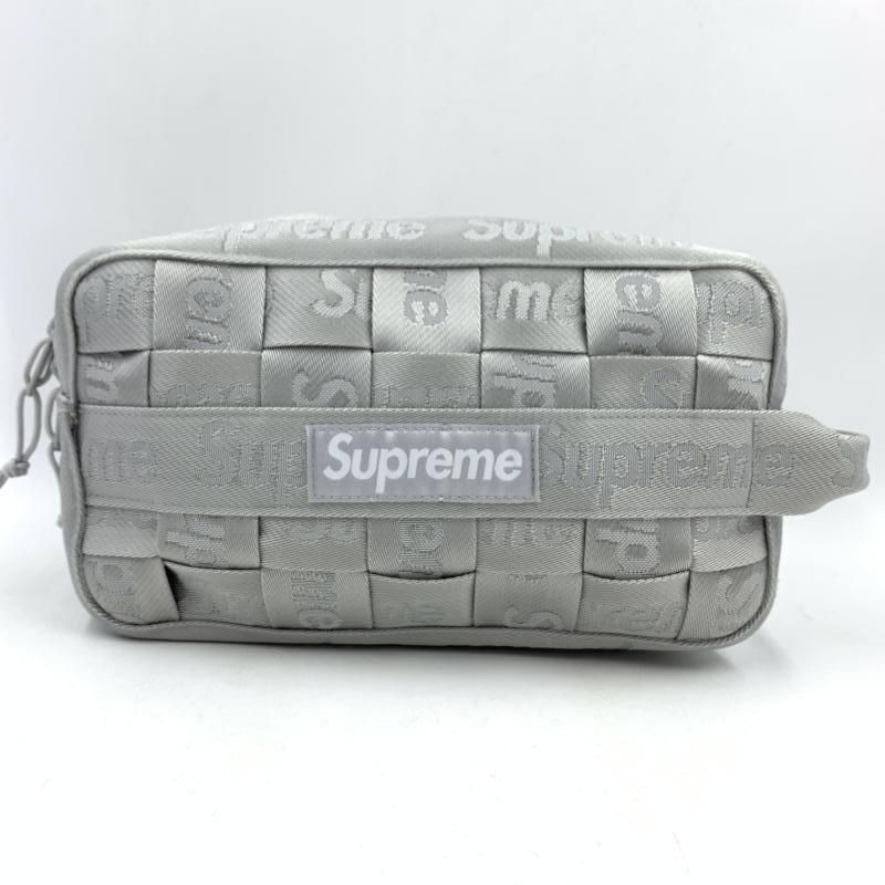 中古】SUPREME 24SS Woven Utility Bag シルバー シュプリーム [24