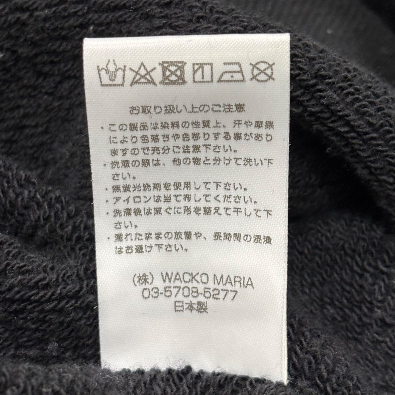 美品 WACKO MARIA MIDDLE WEIGHT CREW NECK SWEAT SHIRT M ワコマリア 