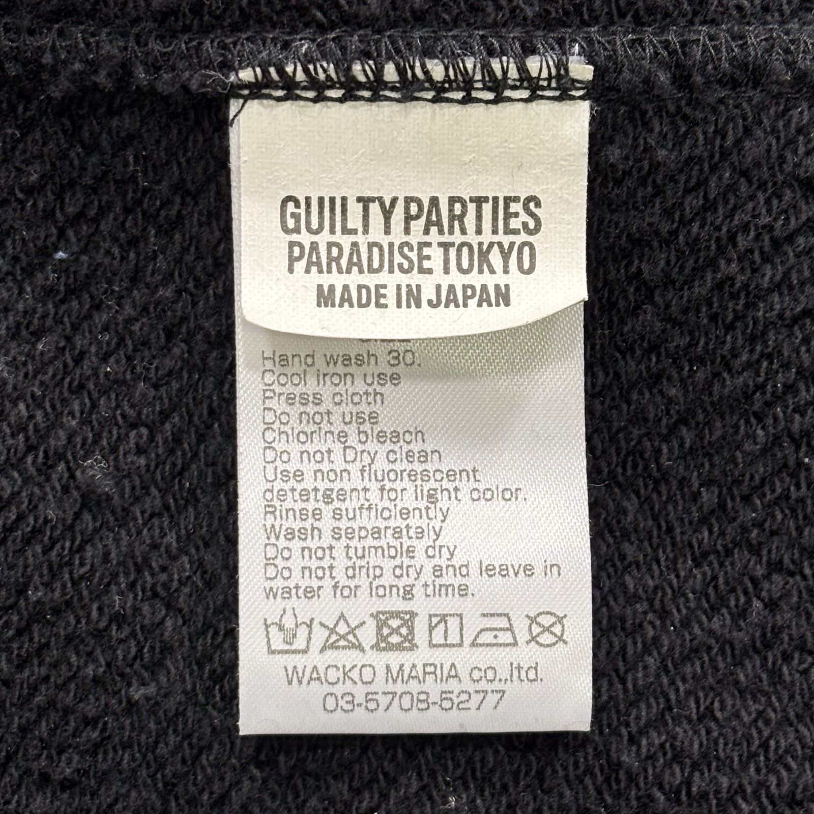 美品 WACKO MARIA MIDDLE WEIGHT CREW NECK SWEAT SHIRT M ワコマリア 