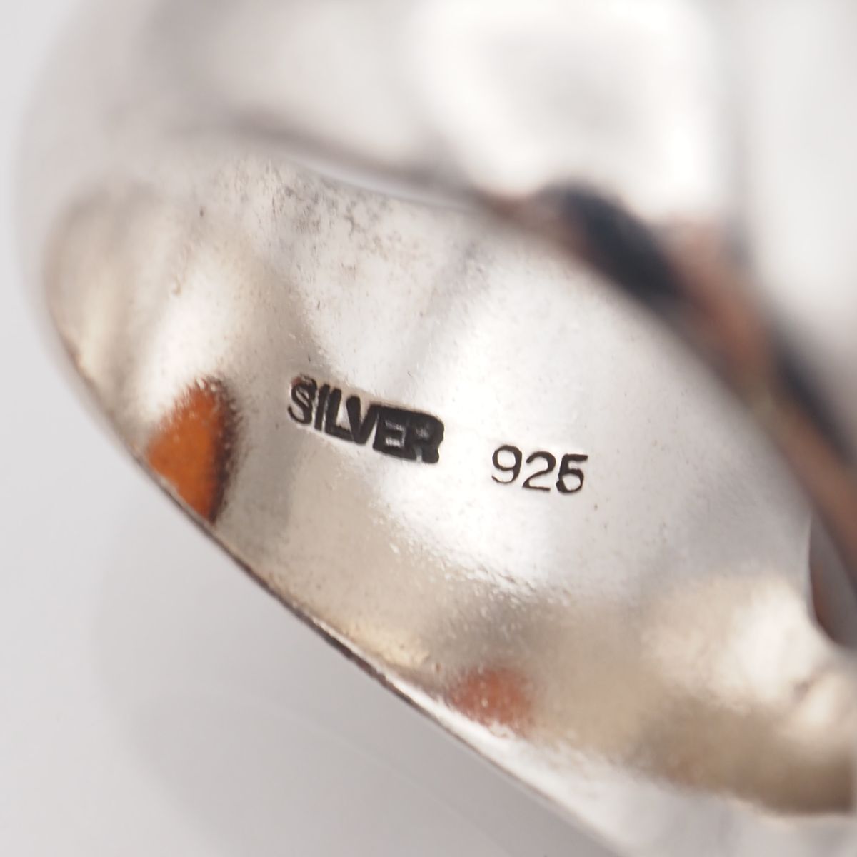 R574 レッドアゲート 赤瑪瑙 メノウ SILVER925刻印 リング デザイン 
