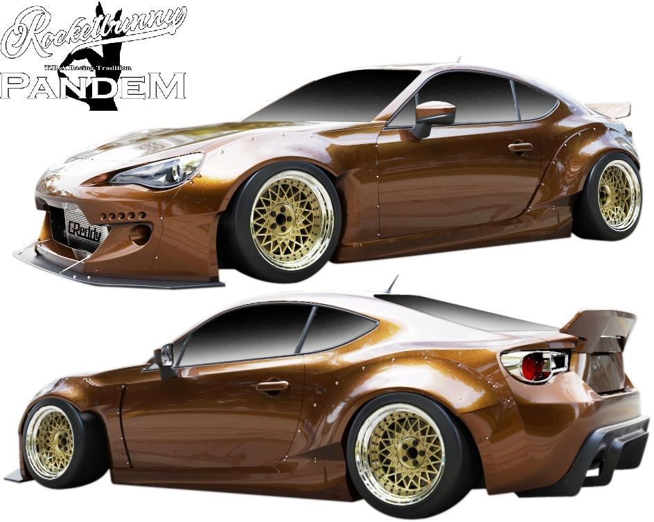 M's】 86 ZN6 (2012.4-2021.10) PANDEM V2 リアディフューザー リヤ