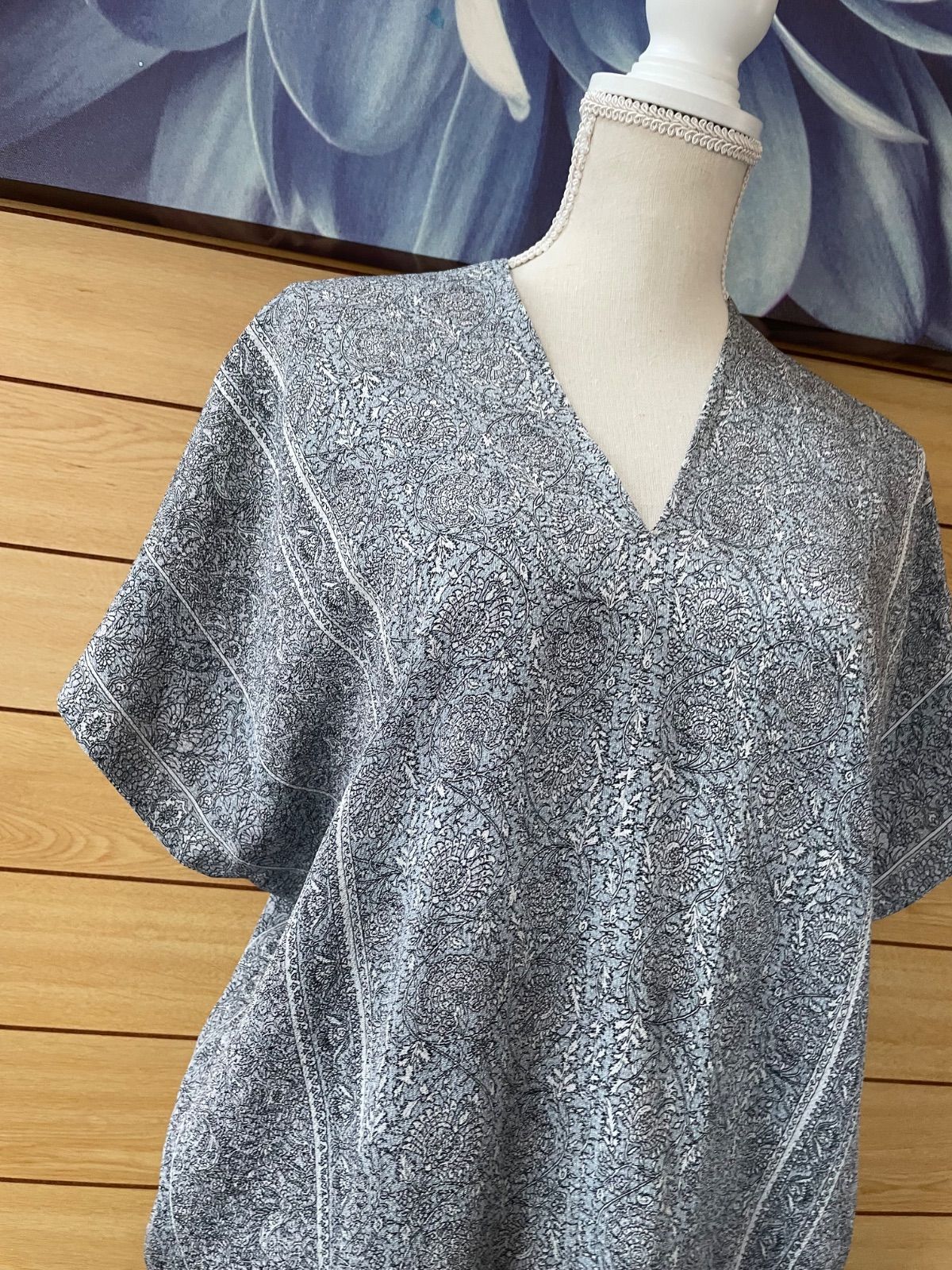 華やか！ 着物 リメイク チュニック 振袖 ハンドメイド カフタン PK01 華やか！ 着物 リメイク チュニック ハンドメイド カフタン 上質振袖