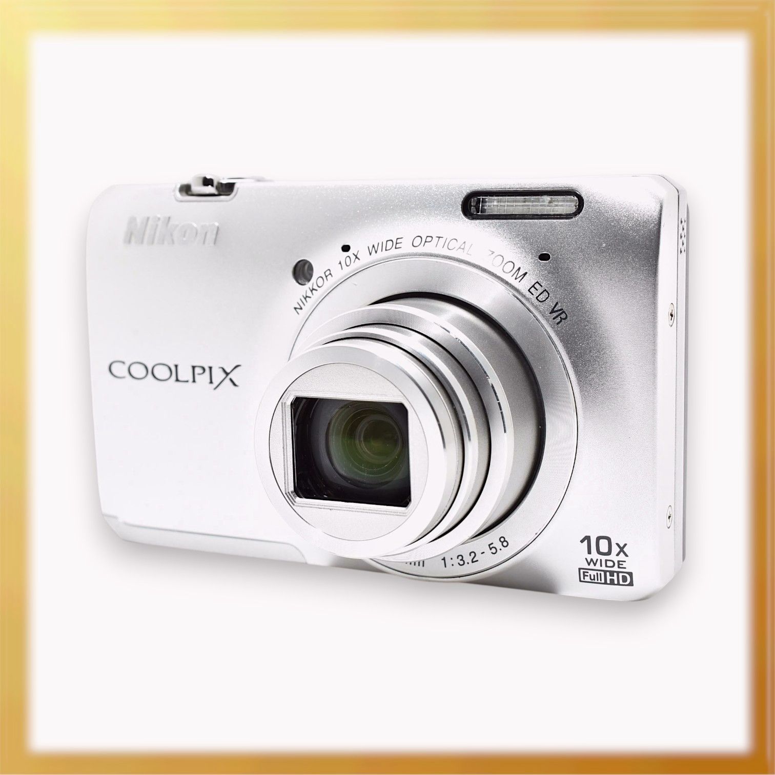 良品｜Nikon COOLPIX S6300 シルバー デジタルカメラ クールピクス 