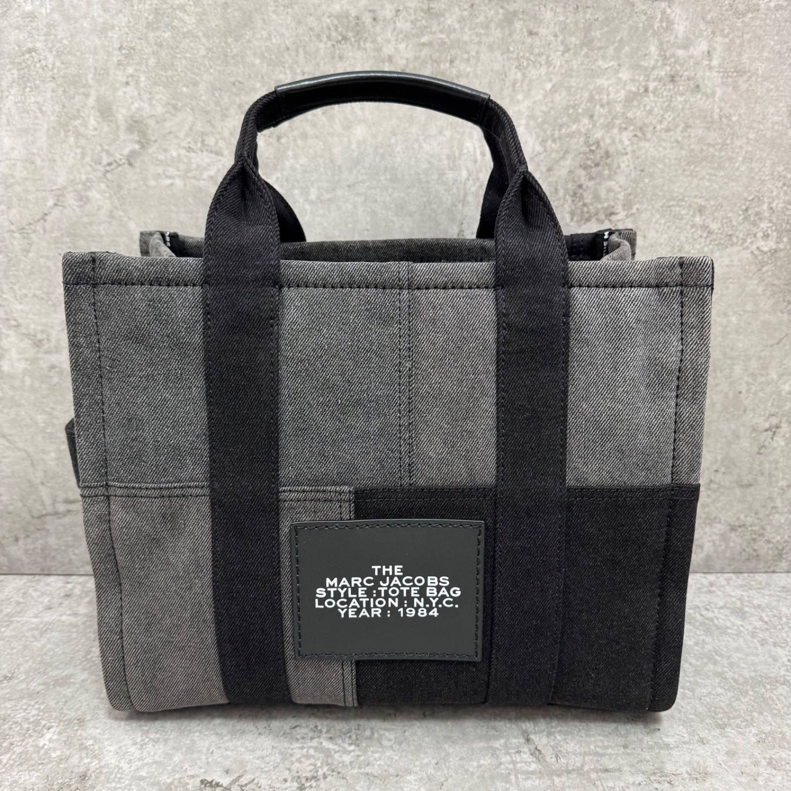 極美品】MARC JACOBS マークジェイコブス THE DENIM MEDIUM TOTE BAG 