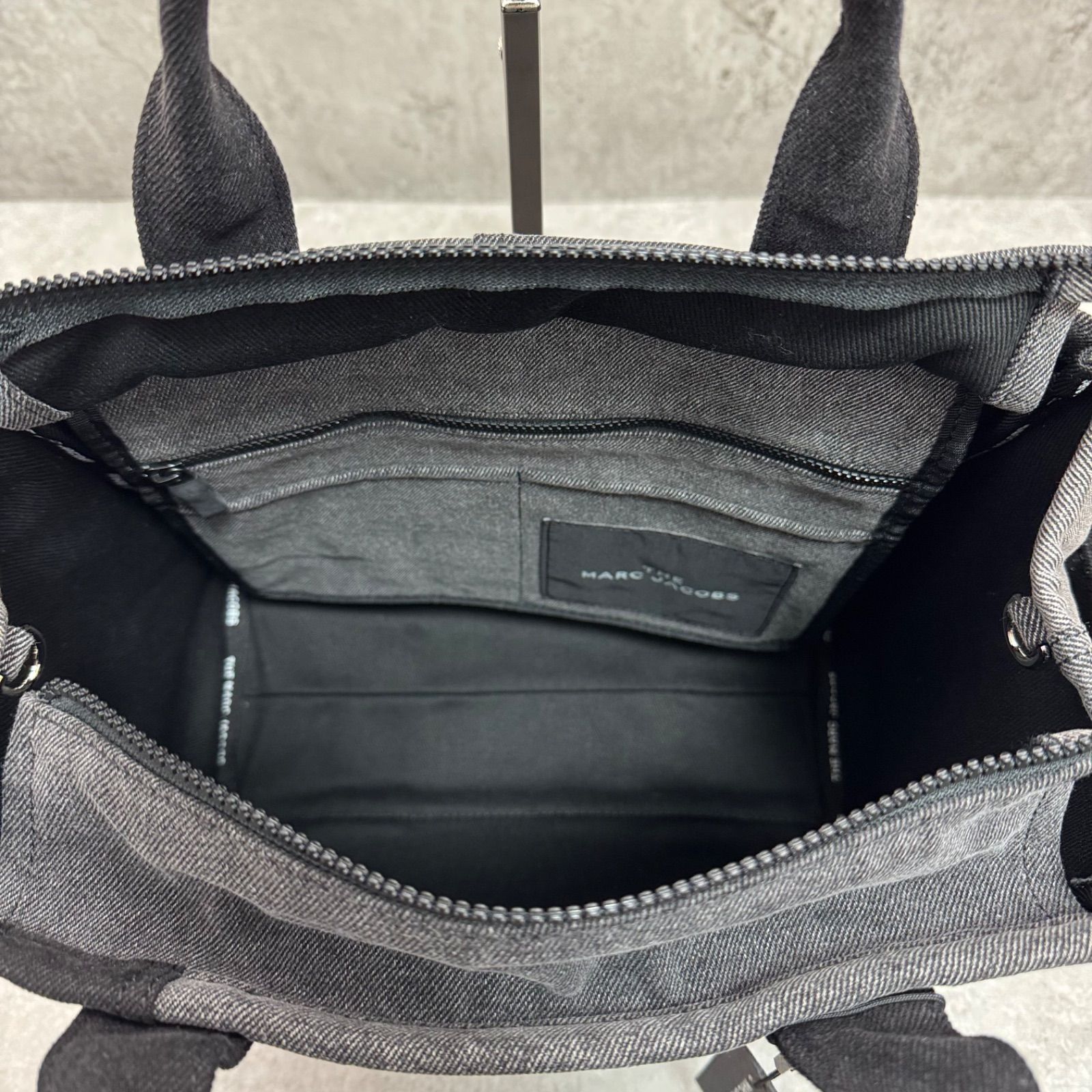 極美品】MARC JACOBS マークジェイコブス THE DENIM MEDIUM TOTE BAG 