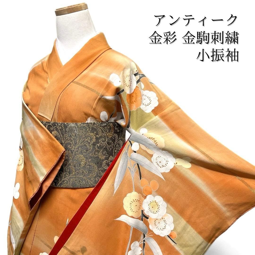 【新品】新色モカ色❗️正絹 京友禅 金駒刺繍 本金彩 襦袢付 新品たとう紙付 正絹 楽天市場】【GW限定 全品5%OFF】5/2 20:00〜5/6 23:59 着物 振袖 伊と