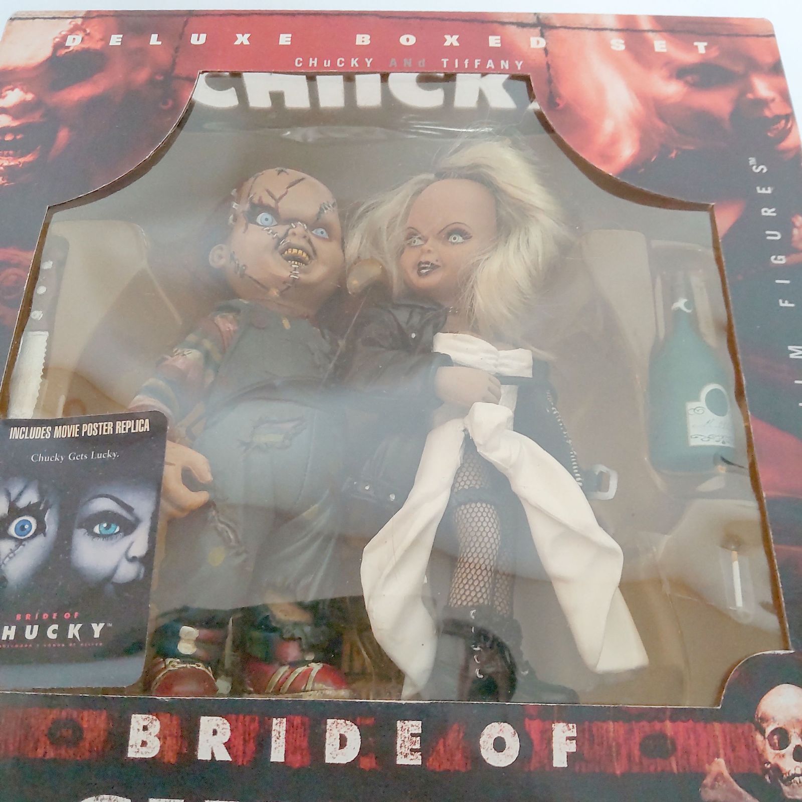 新品】Bride of Chucky Chucky Tiffany McFarlane Movie Maniacs 2