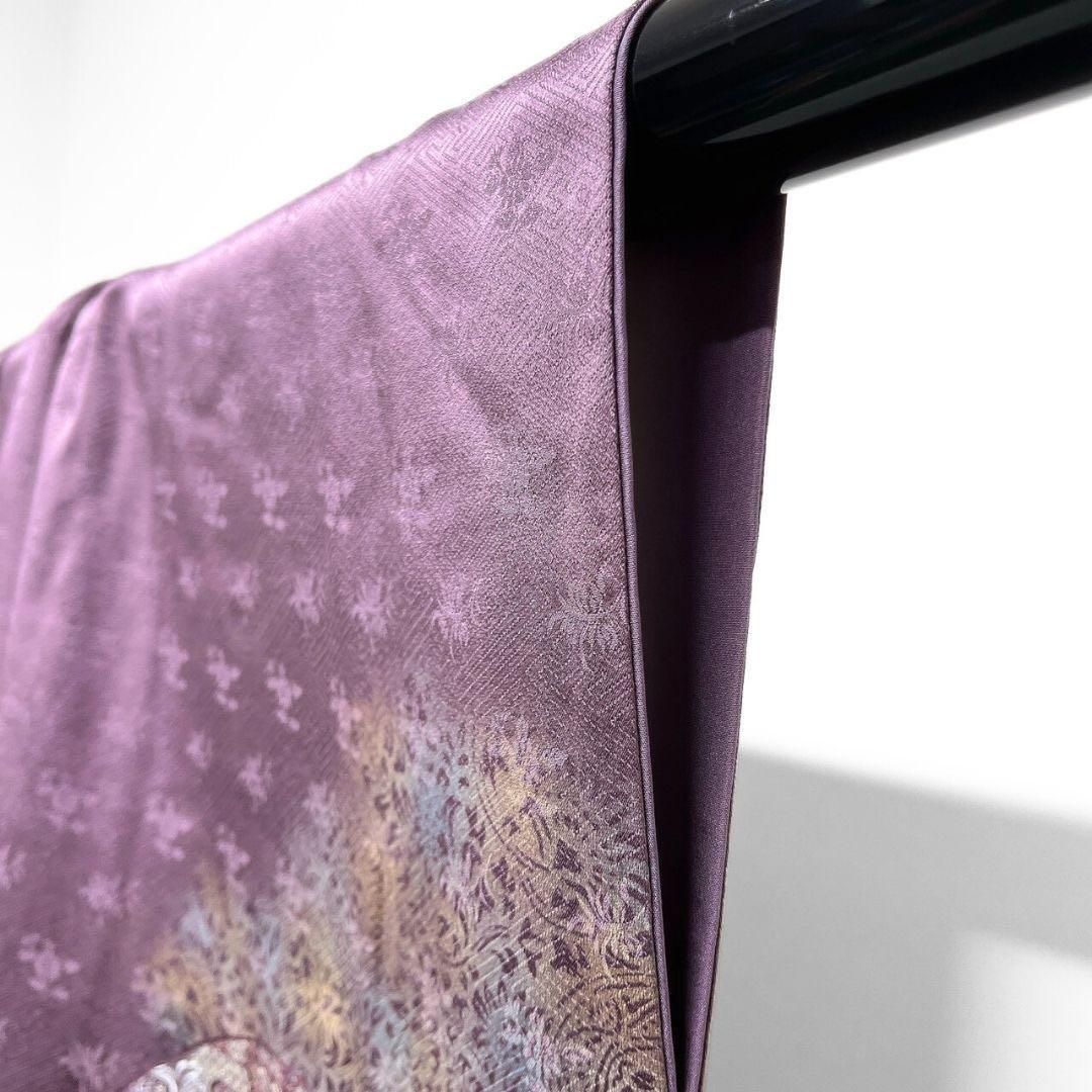 スワトウ刺繍　刺繍　訪問着　絞り　扇　花模様　ヱ霞　着物　015b p スワトウ刺繍 刺繍 訪問着 絞り 扇 花模様 ヱ霞 着物 015b p 【公式通販】